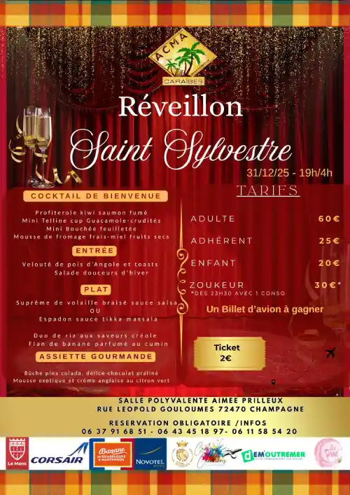 réveillon st sylvestre ACMA 2025